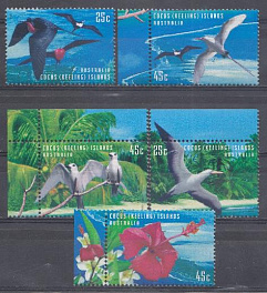 Птицы. Австралия. Острова Кокос 1999 год. 