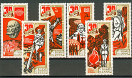 4397-4402. СССР 1975 год. 30 лет победе советского народа в Великой Отечественной Войне