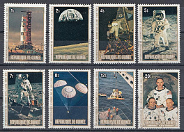 Космос Программа Аполлон. Р. Гвинея 1980 год. 