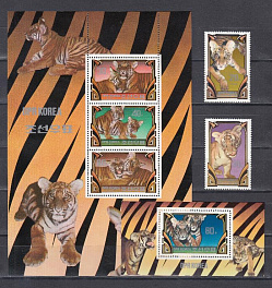 Тигры. 1982 год. КНДР.