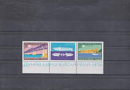 Европа. Болгария 1978 год. Дунай европейская река. Авиапочта.