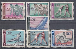 Олимпийские игры. Аджман. Япония. Токио-64.