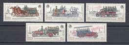 5513- 5517 СССР 1984 год. История отечественного пожарного транспорта.