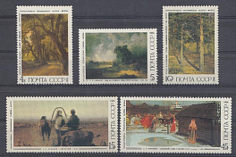 5667- 5671 СССР 1986 год. Русская живопись.  