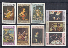 Живопись. Махра Южная Аравия 1967 год. Эпоха возрождения. Портреты.