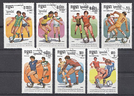 Футбол . ЧМ Мехико -86. Кампучия 1986 год.