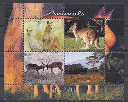 Фауна. Малави 2012 год. Кенгуру. Олени.