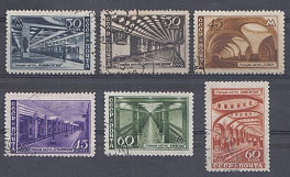 1061- 1066 СССР 1947 год. Москва. Московский метрополитен.