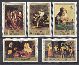 Живопись. ОАЭ. Фуджейра. Бытовые сцены жизни.