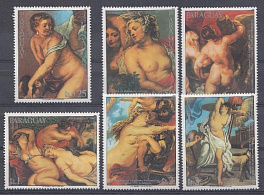 Живопись. Парагвай 1985 год.  П.П.Рубенс Эпоха возрождения.