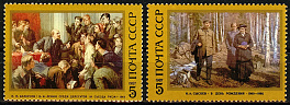 5754-5755. СССР 1987 год. 117 лет со дня рождения В.И. Ленина (1870-1924)