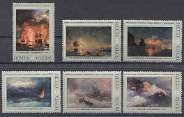 4271- 4276. СССР 1974 год. Живопись. Художник И.К. Айвазовский (1817- 1900).