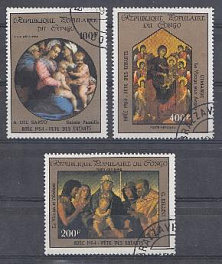 7. Живопись. Республика Конго 1984 год. Библейские сюжеты.