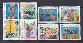 Детские рисунки. Польша 1971 год. UNICEF.