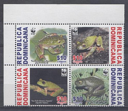 Фауна. Республика Доминика 2011 год. Лягушки.