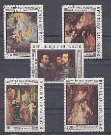 11. Живопись. Республика Нигер 1978 год. П.П. Рубенс (1577-1640).