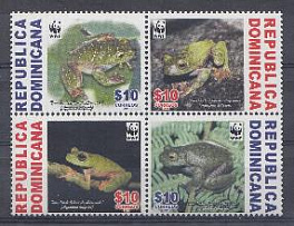 Лягушки. 2011 год Республика Доминикана. WWF