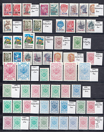 Р. Стандарт Узбекистан 1993-  2001  гг. 60 марок.