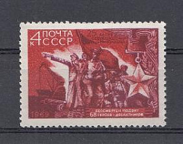 3693 СССР 1969 год. 25 лет освобождению г. Николаева от фашистской оккупации.  Памятник освободителям.