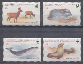 Фауна.  Чили 1984 год. WWF.