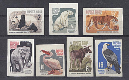 2949- 2955  Б/З СССР 1964 год. 100 лет Московскому зоопарку. 