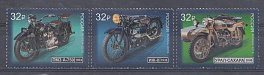 2502 - 2504 Россия 2019 год. История отечественного мотоцикла. ПМЗ А -750. ИЖ-8. Урал-Сахара.