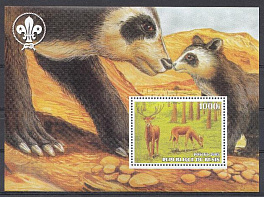 Фауна. Олени. Республика Бенин 2003 год.