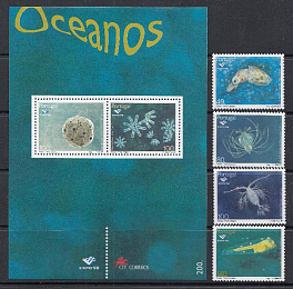 Морская фауна. Португалия 1998 год. ЭКСПО -98. Планктон. 1