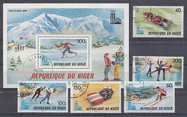 017. Зимние ОИ  Lake Placid- 80 . Зимние виды спорта. Бобслей. Фигурное катание. Лыжные гонки.