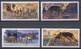 3384- 3387 Россия 2025 год. К 80 -летию Победы в Великой Отечественной войне 1941-1945. Фауна России.