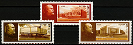5996-5998. СССР 1989 год. 119 лет со дня рождения В. И. Ленина (1870-1924)