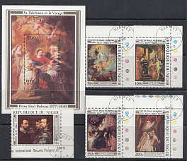 Живопись. П.П. Рубенс (1577- 1640). Республика Нигер 1978 год.