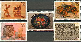 4899-4903. СССР 1979 год. Народные художественные промыслы