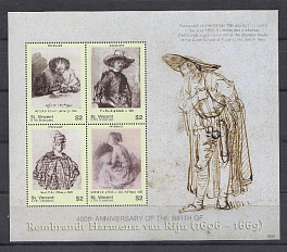 Живопись. Рембрант(1606- 1669). St. Vincent the Grenadines.
