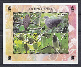 Птицы. Сан-Томе и Принсипи 2005 год. 
