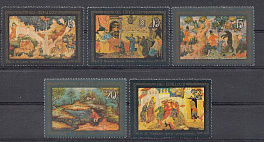 5244 -5248 СССР 1982 год. Народный художественный промысел Мстеры.