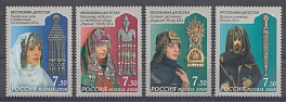 1290-1293. Россия 2008 год. Культура народов России. Декоративно -прикладное  искусство Республики Дагестан. 