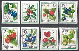 Флора. Ягоды. Польша 1977 год.