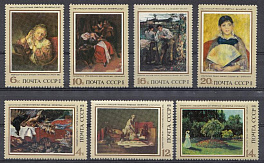 4241-4247. СССР 1973 год. Зарубежная живопись в музеях СССР.