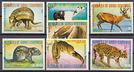 Фауна. Республика Экваториальная Гвинея 1978 год. Животный мир Южной Америки.