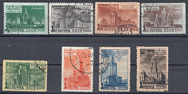 1489- 1496  СССР 1950 год. Архитектура Москвы. Проекты высотных зданий.