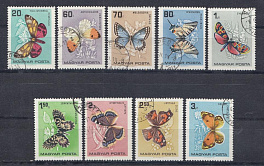 Бабочки. Венгрия 1966 год. 