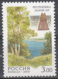 588. 2000 год. Республика Марий Эл. Регионы России
