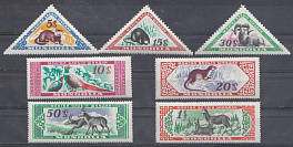 Фауна. Монголия 1959 год. Лесные и степные животные.