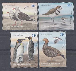 Птицы. Республика Аргентина 2002 год.