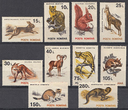 Фауна. Румыния 1993 год.