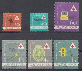 Р.  Безопасность на дороге. Венгрия 1961 год.
