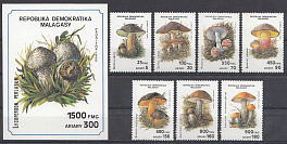 Флора. Грибы. Мадагаскар 1990 год. 